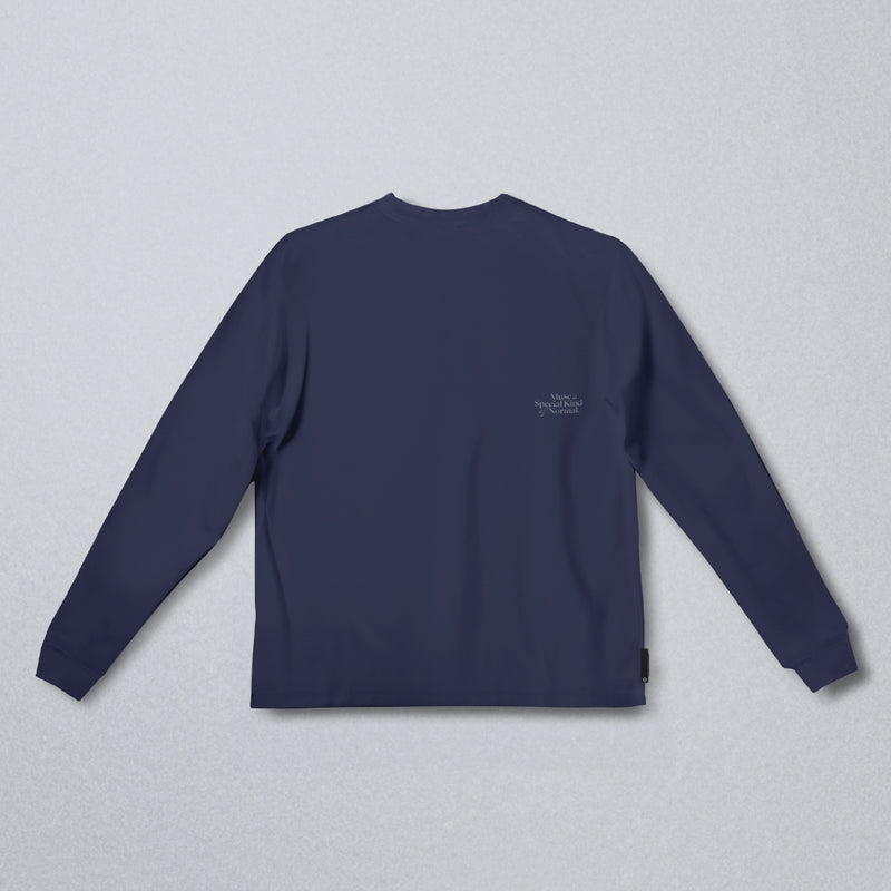 MO x Noritake "Boy Meets World" Long Sleeve Tee (Navy)